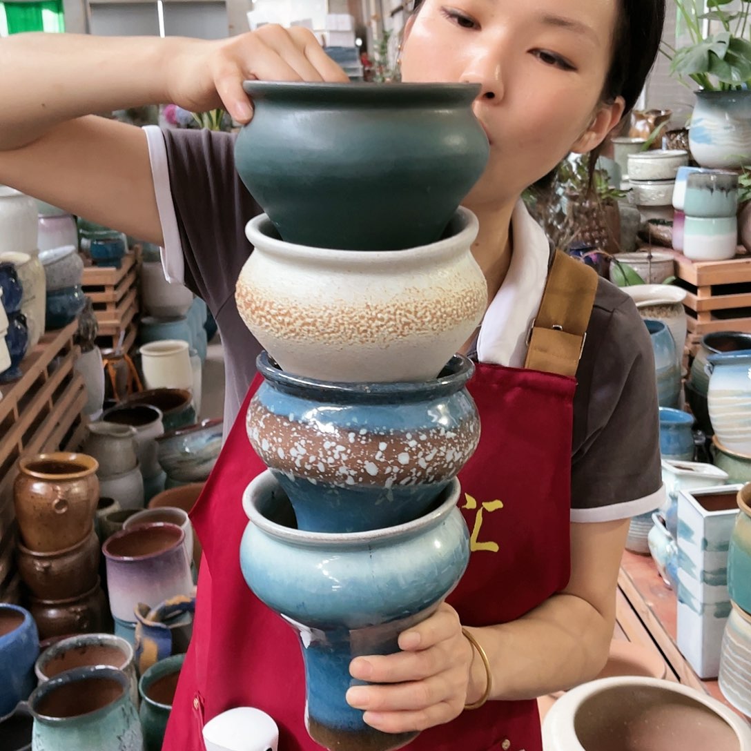 红陶20CM以下高度17口径13