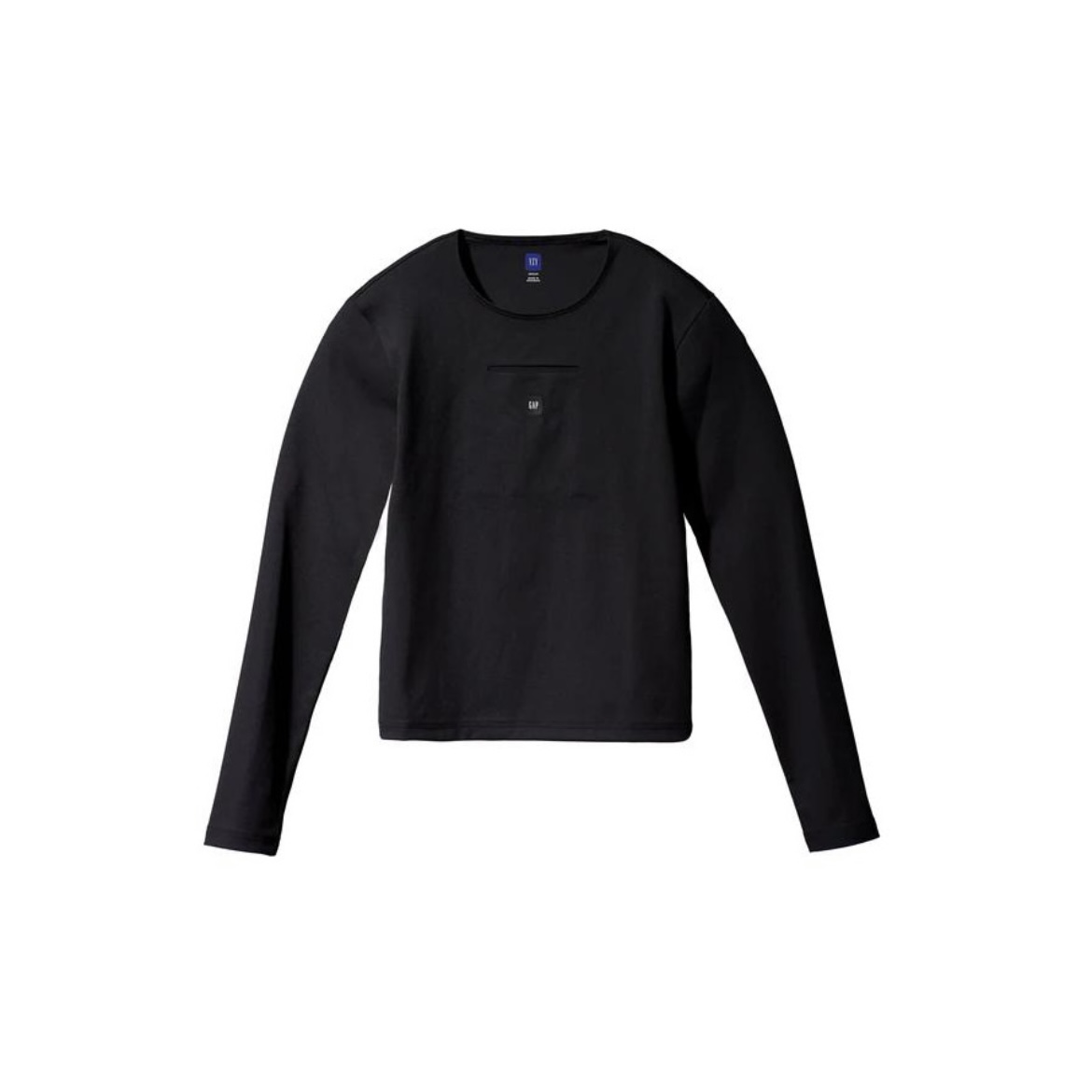 YEEZY x Gap x Balenciaga  纯色长袖T恤 女款 黑色471301002