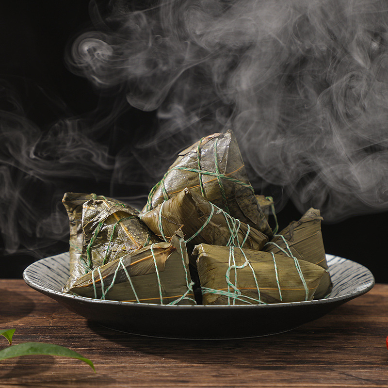 多种口味篮子装风味8个粽子