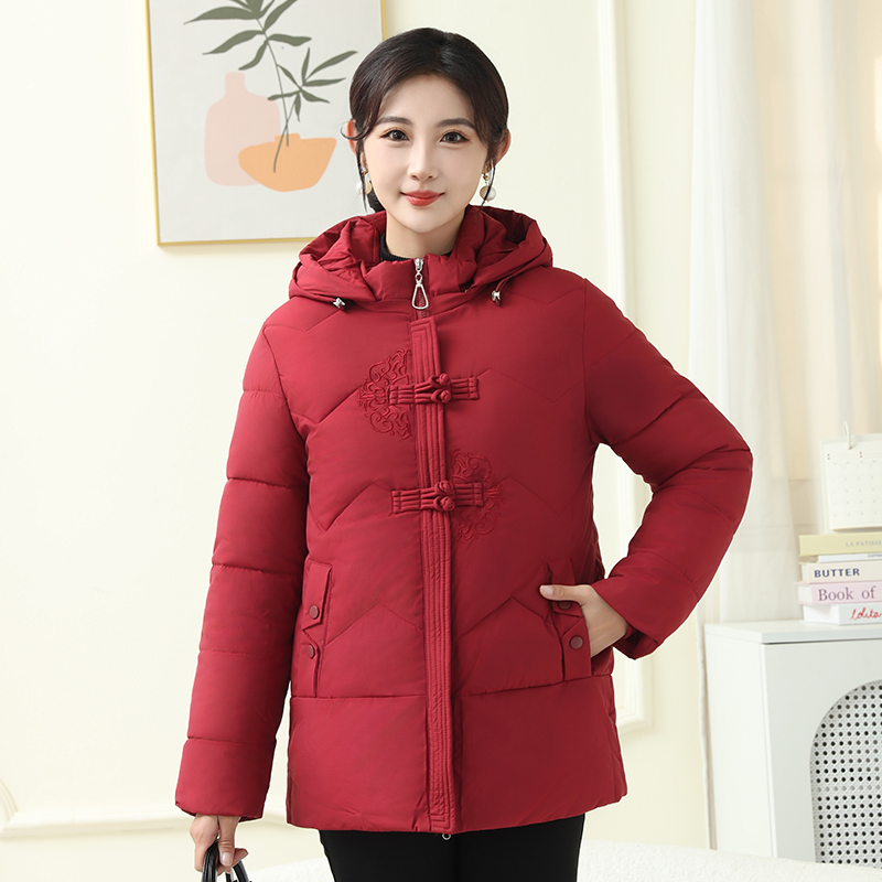 羊毛棉袄女士皮毛一体中老年加厚羊皮袄冬季妈妈奶奶外套棉衣棉服