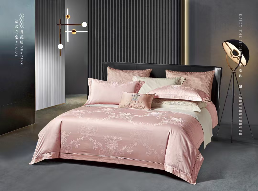 HW《格鲁瑞》全棉贡缎提花轻奢四件套 -法式之恋