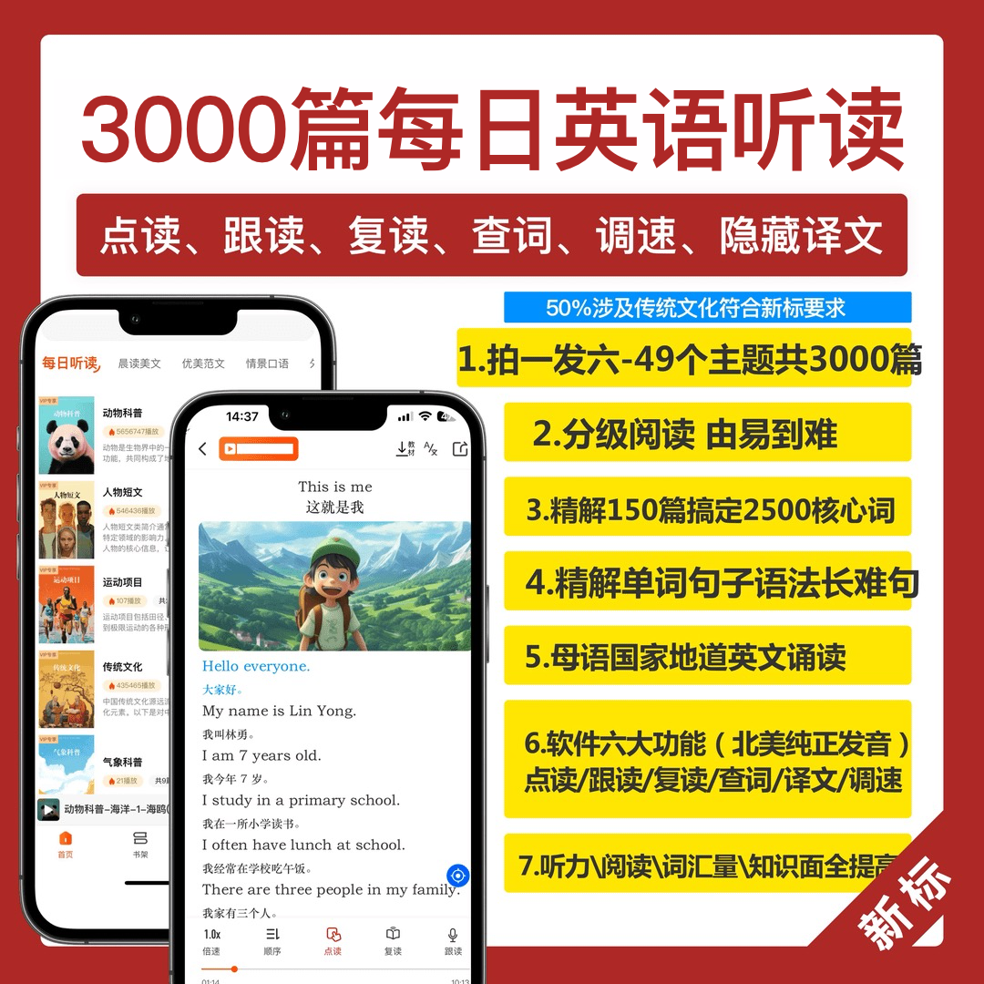【讲好中国】每日英语听读精读精讲2025