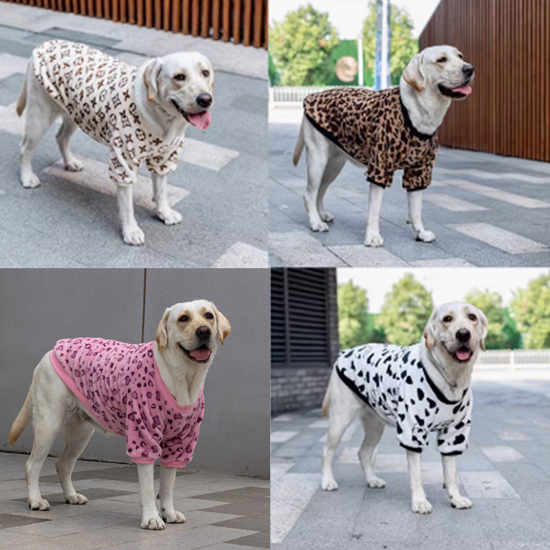 狗狗衣服秋冬装金毛拉布拉多萨摩耶中型犬大型犬保暖狗狗棉衣卫衣