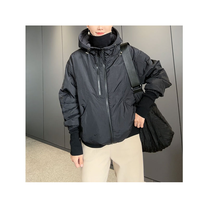 TY保暖时尚太谷宝藏衣橱冬季新韩版简约连帽设计加厚双拉链长袖衣