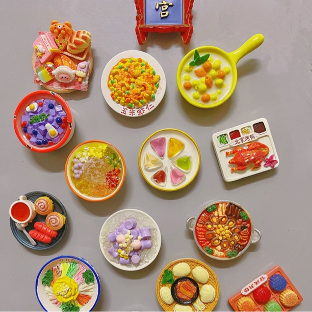 【混搭冰箱贴】高货好看可爱食玩diy冰箱贴吸附