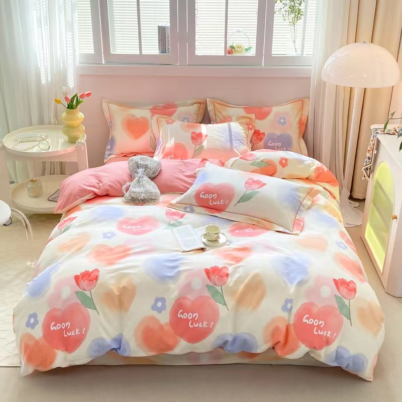 早点睡！東京六本木株式会社全棉匹马棉磨毛四件套系列 