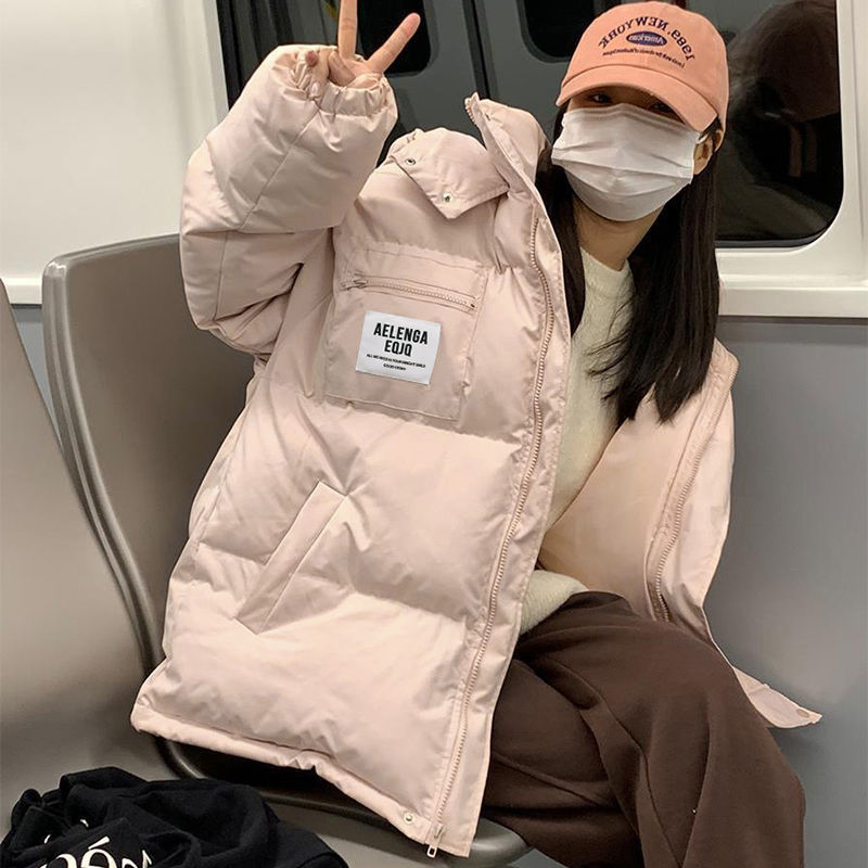 波司豋2023年秋冬季新款加厚面包服短款羽绒服衣棉服女韩版宽松外