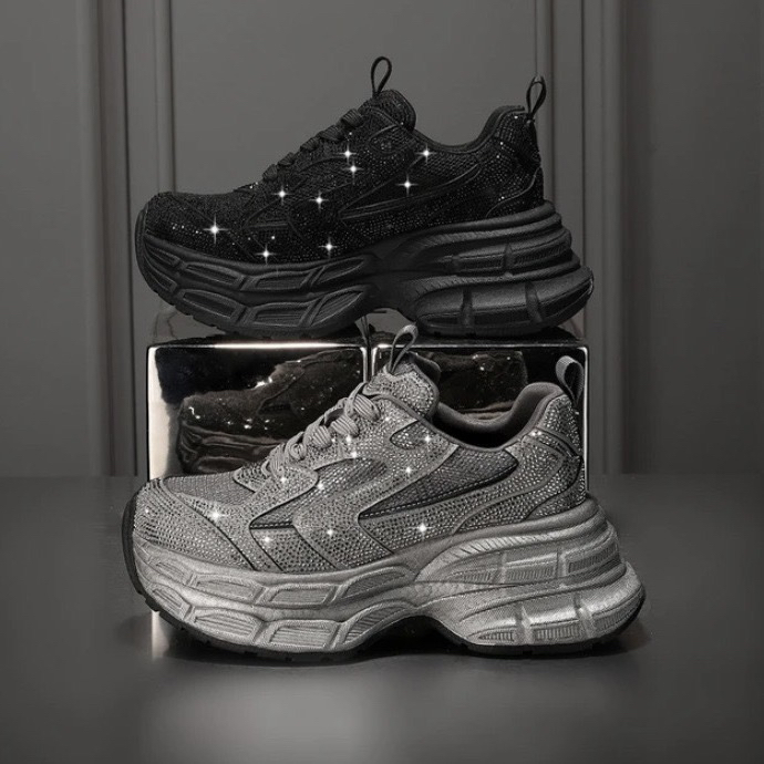 老爹鞋时尚厚底7cm增高女鞋透气舒适休闲鞋百搭运动鞋