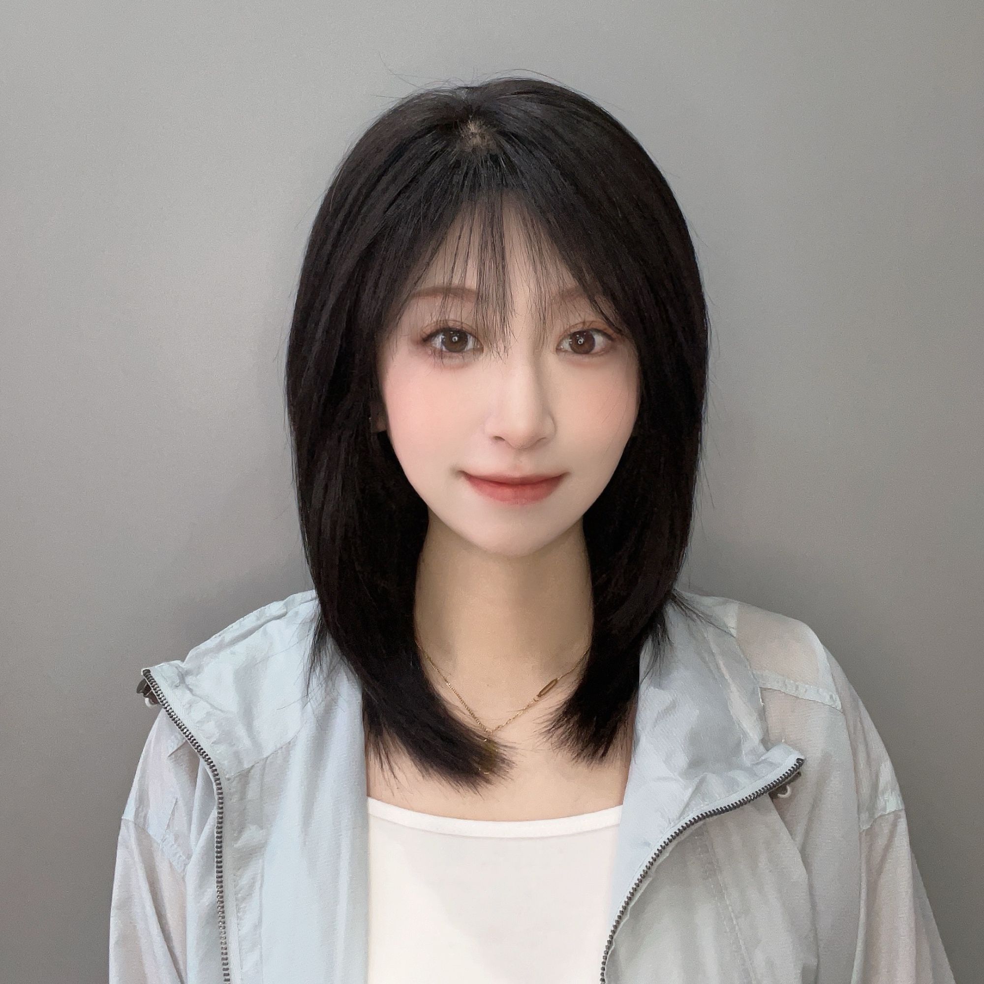 假发女全手织锁骨发递针中长发时尚夏季轻薄整顶假发头套厂家直销