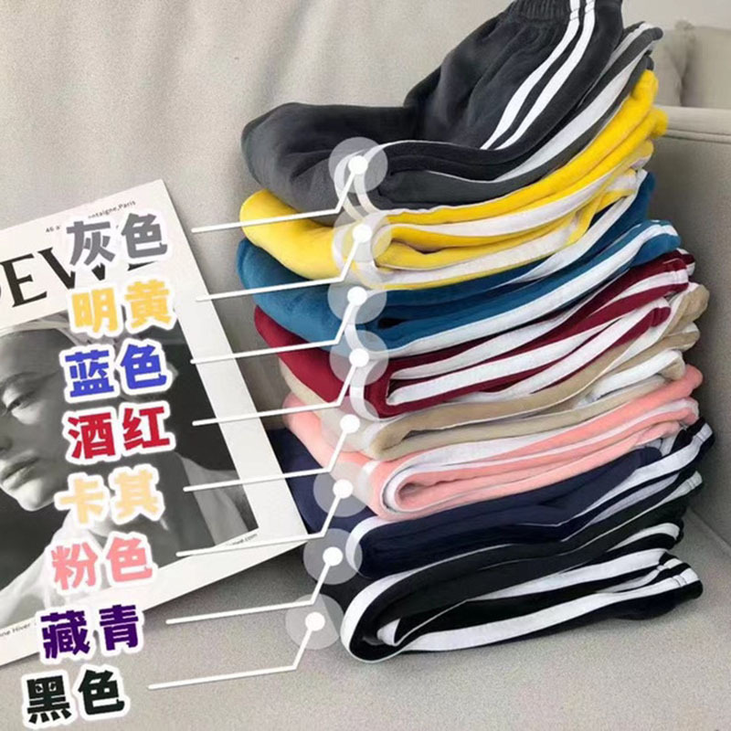 儿童裤子冬季加厚保暖金丝绒外穿运动休闲裤男童女童束加绒长裤