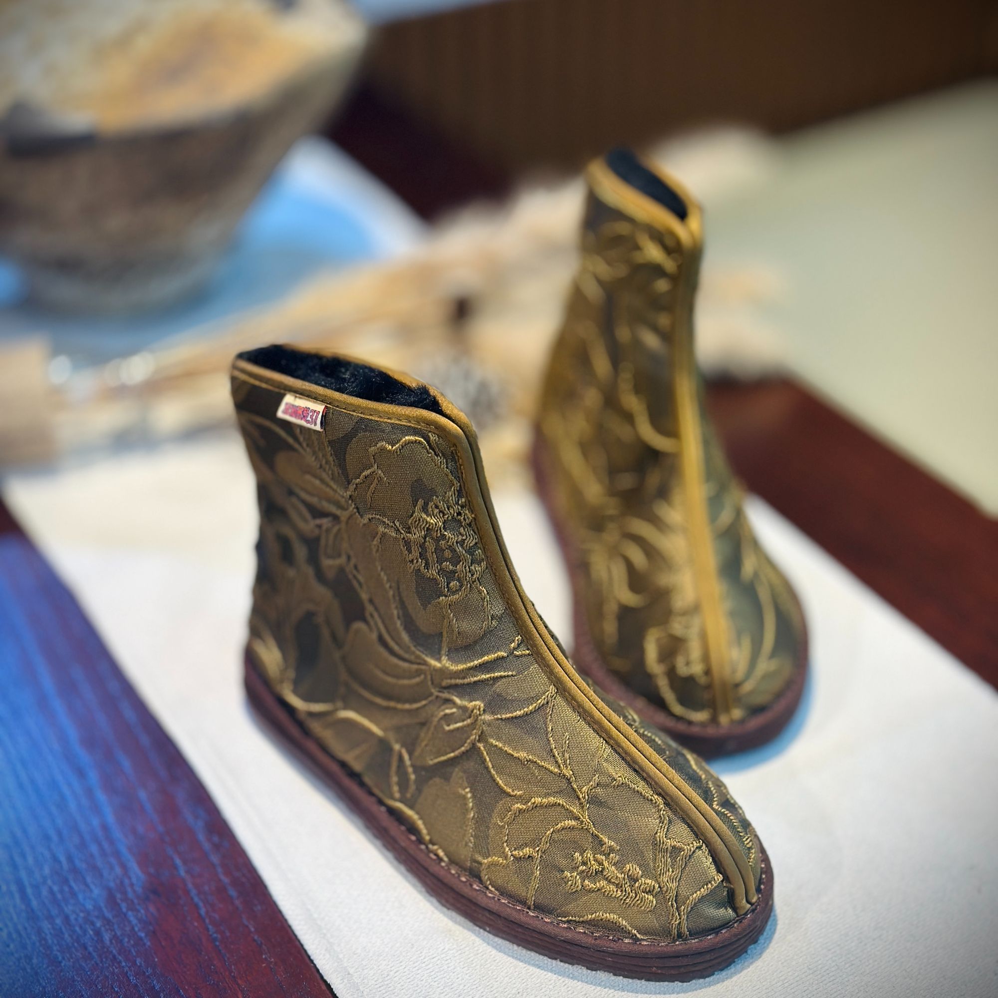 西楚【冬款】鎏金高帮——西楚XICHU国潮千层底布鞋