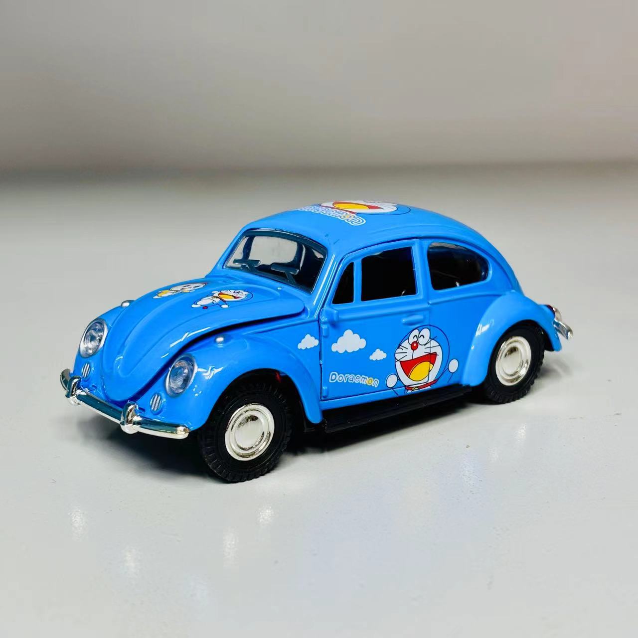 合金声光甲壳虫叮当猫回力车M