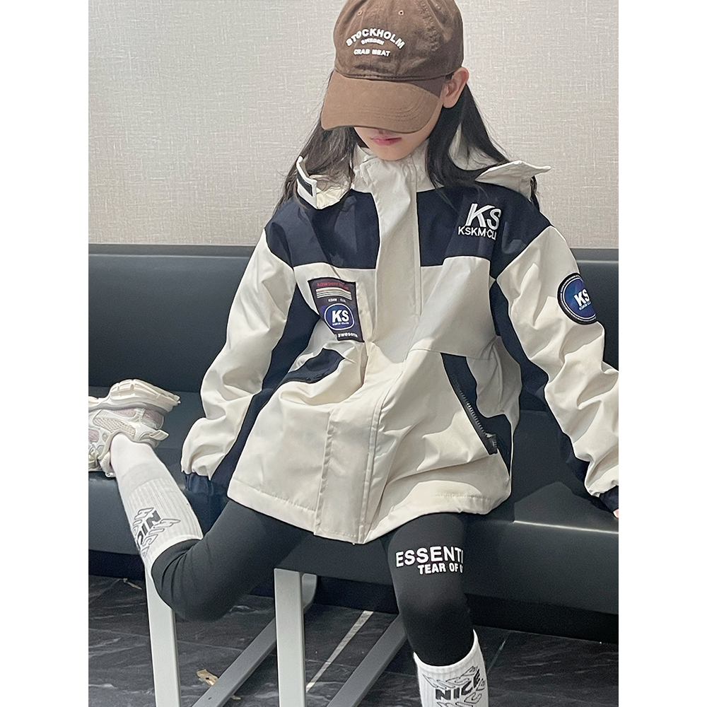 巴拉巴拉童年巴拉巴拉童年女童羽绒服2023新款大童洋气冬装加绒冲