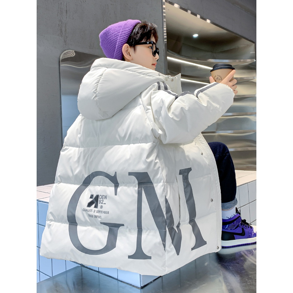 巴拉巴拉童年巴拉巴拉童年男童羽绒服冬款外套2023新款加厚男孩冬