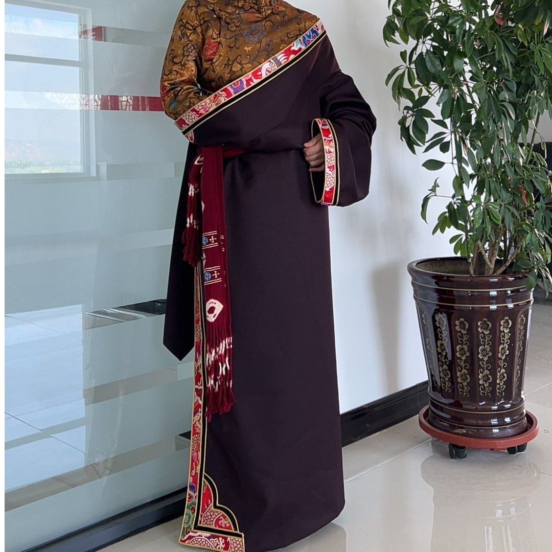 2025新款藏服带边藏袍