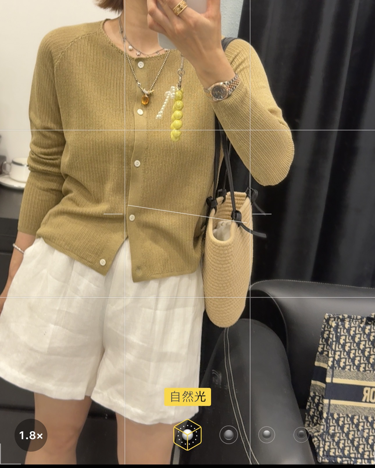 DM2024春夏新款亚麻棉镂空编织开衫