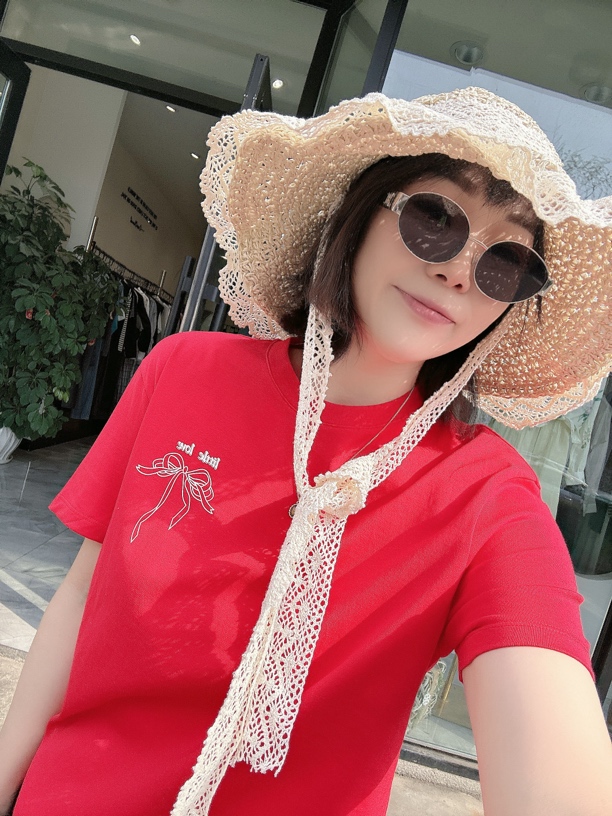 DM2024夏季新款蝴蝶结半袖