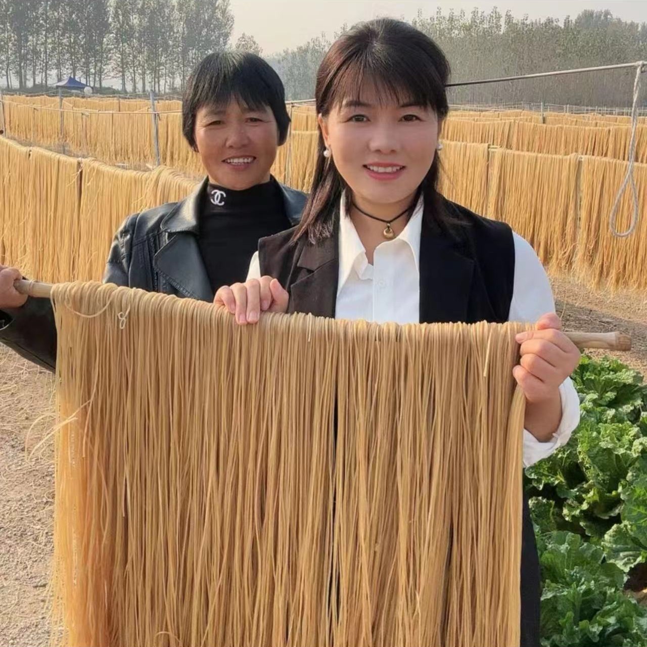 沂蒙山特产传统工艺红薯粉条无胶五斤包【泰波粉条】