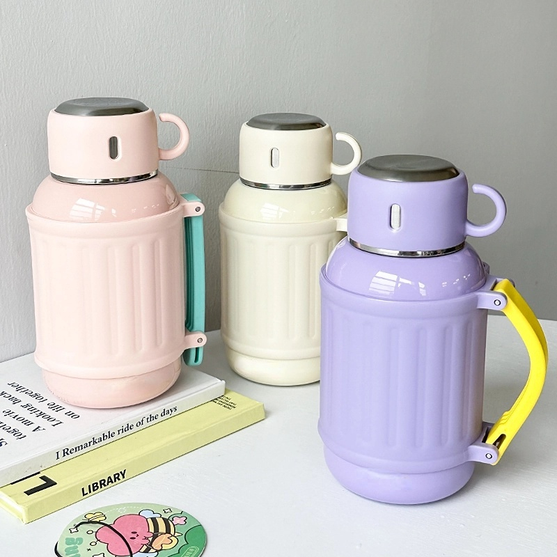 新款不锈钢保温杯800mL双饮宝妈壶滤网高颜值户外旅行大容量便携