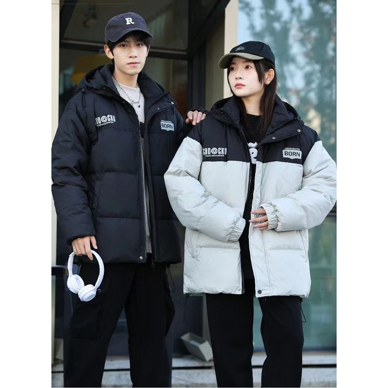 【潮牌羽绒外套】中大童2024新轻薄羽绒服冬季休闲连帽上衣帅31208