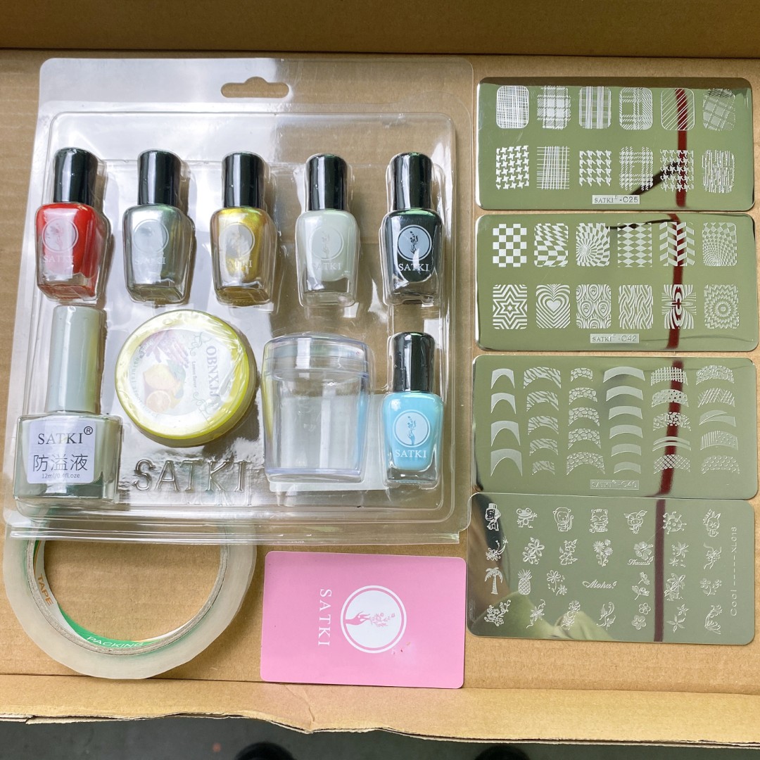 【周年庆新手套装】美甲新手入门印花转印套装套组组合装转印板小套