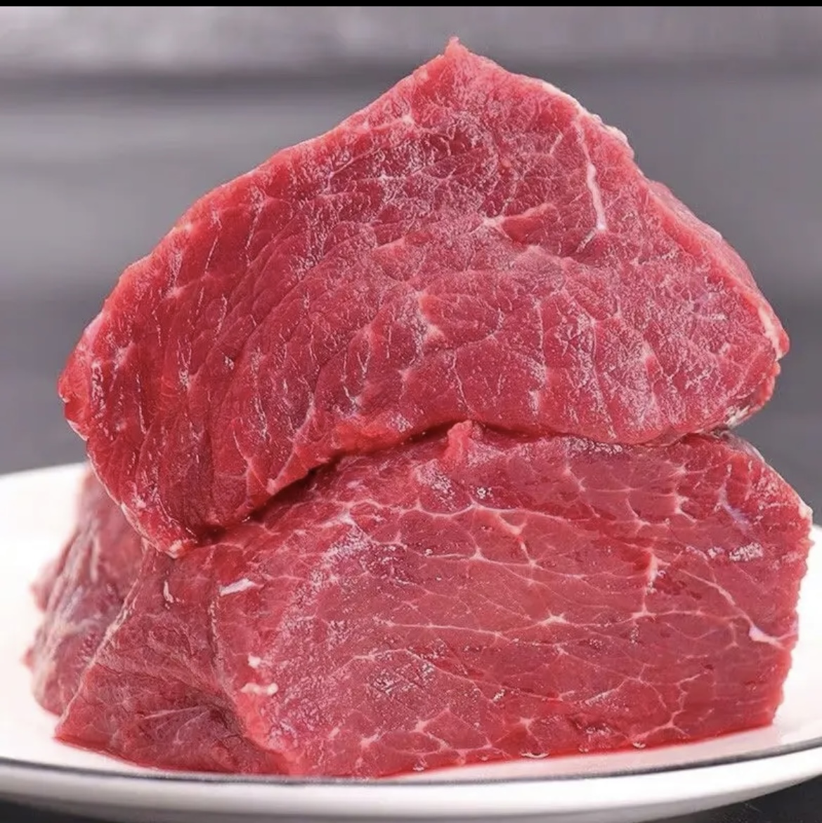 液氮锁鲜口感鲜嫩爽滑筋道 肉质紧实牛腿肉 牛腱子肉 2斤冷链包邮