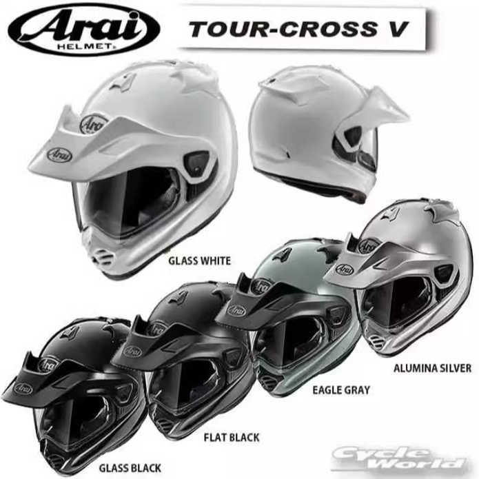 ARAI TOUR-CROSS V拉力5头盔带帽檐GS拉力长途越野ADV摩托车防护