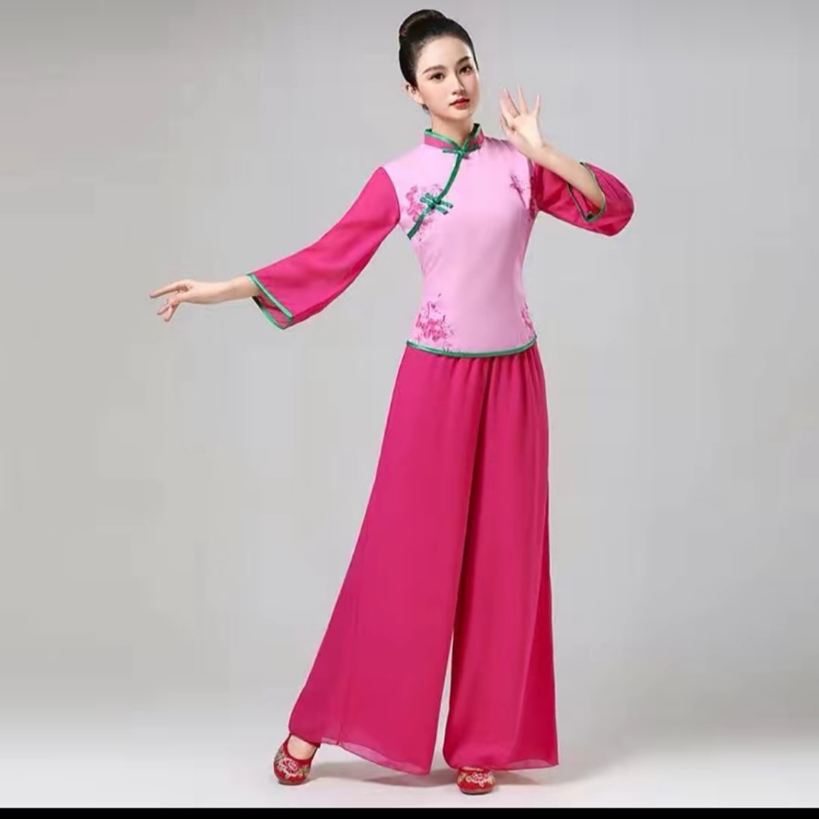 秧歌团体服装腰鼓服河南厂家发货