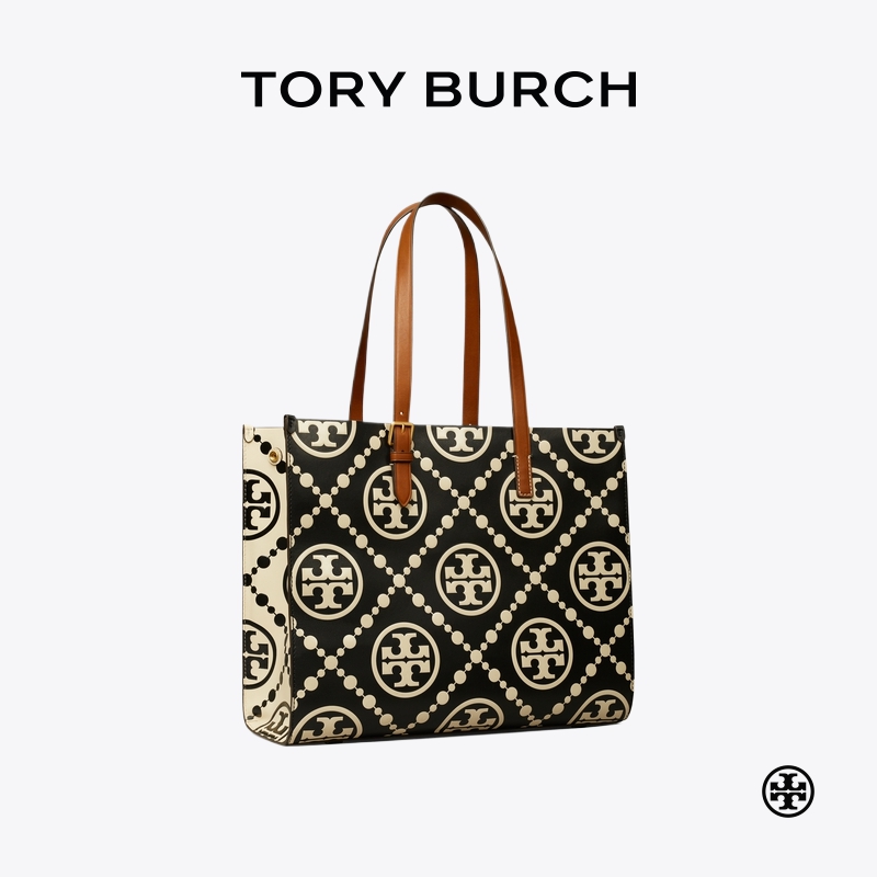【礼物】TORY BURCH 汤丽柏琦 T MONOGRAM 托特包女包 138919