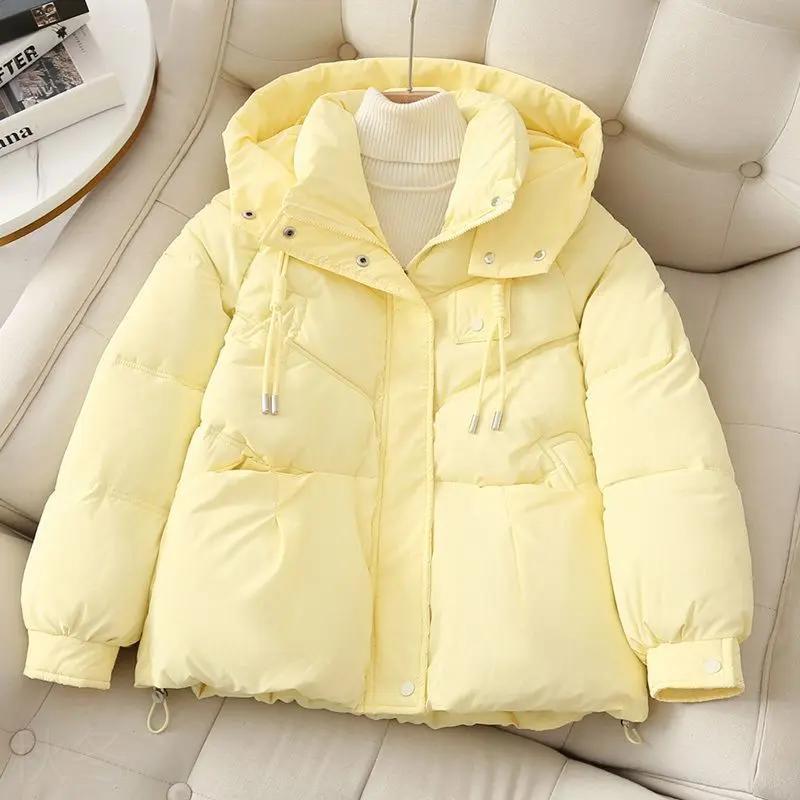 秋冬服女2023新款冬季外套韩版宽松羽绒服港风羽绒服短款面霏