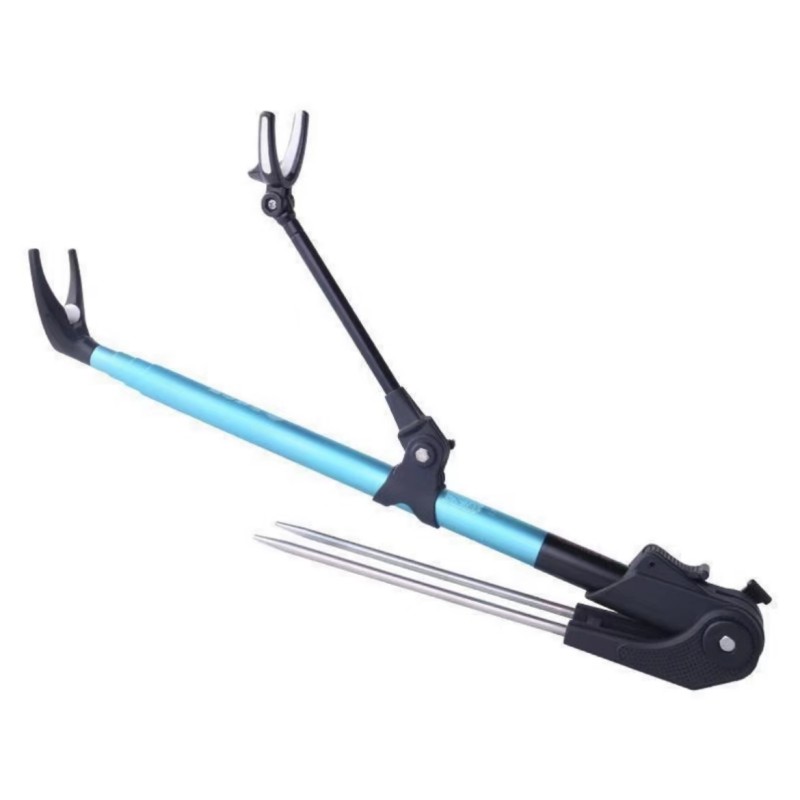 鱼竿支架钓鱼支架地插钓箱钓钓椅不锈钢炮台支架鱼竿架杆架黑金刚