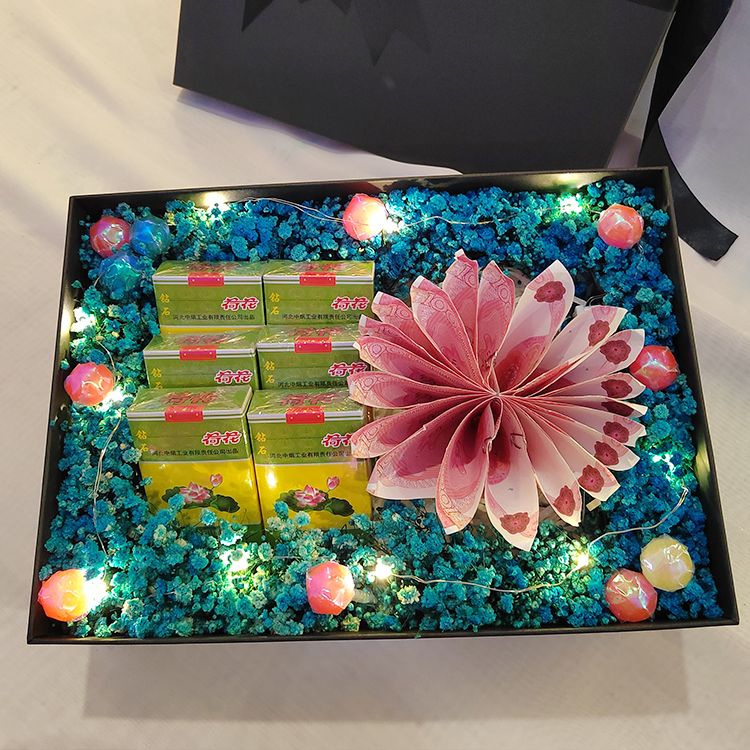 仪式感满天星干花花束礼盒送男朋友老公生日礼物diy可乐定制圣诞