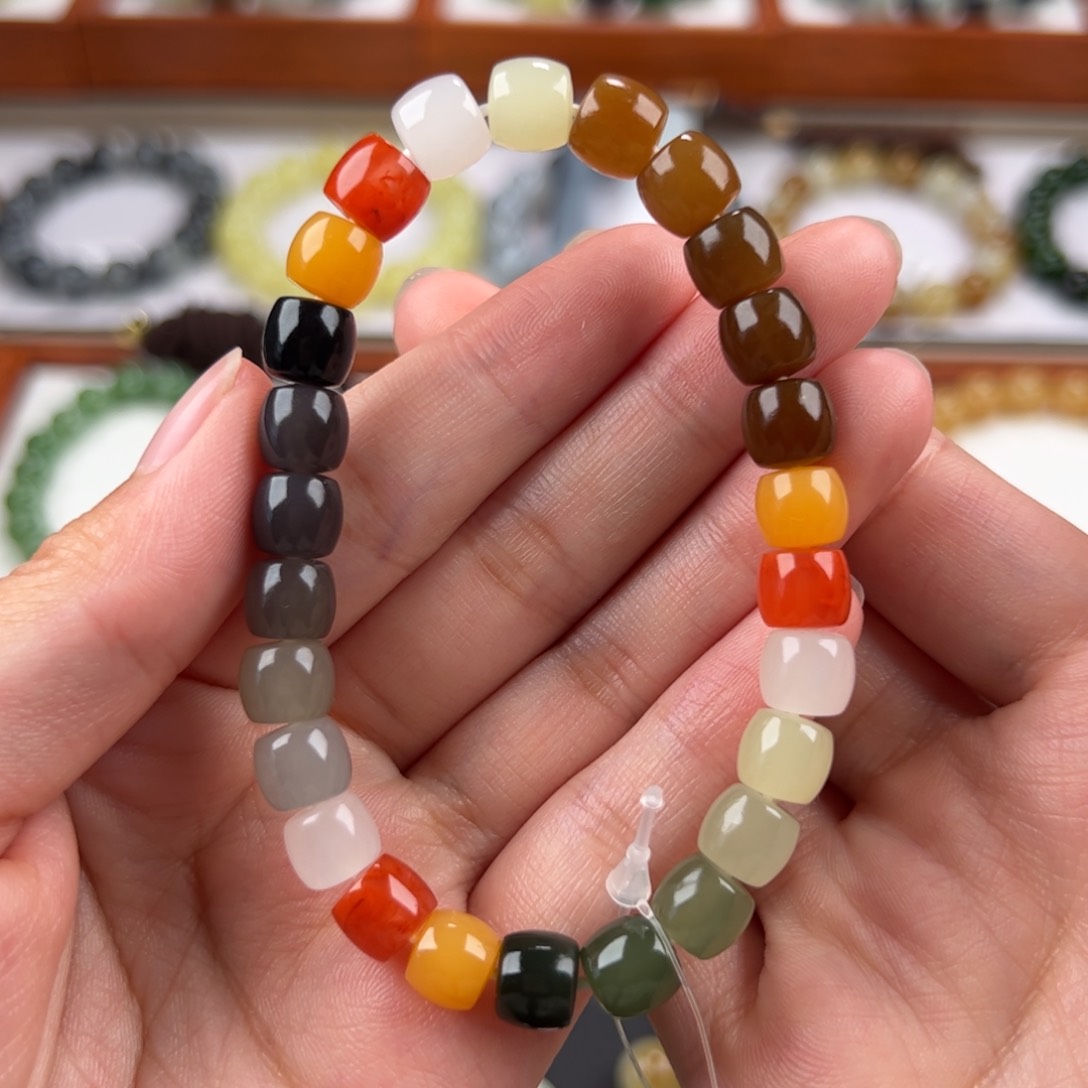 和田玉手链未镶嵌