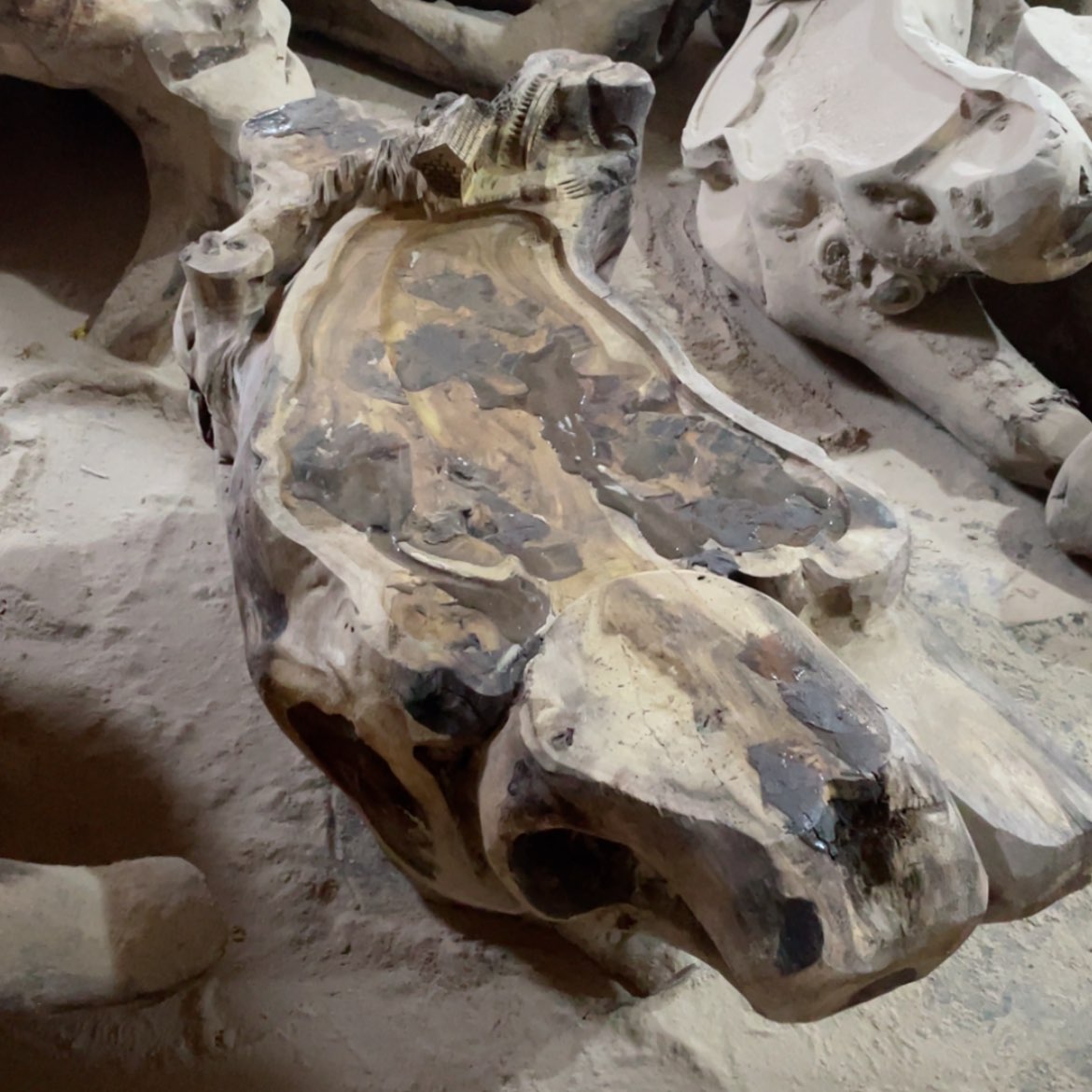 【闪购商品】鸡翅木根雕笑*笑