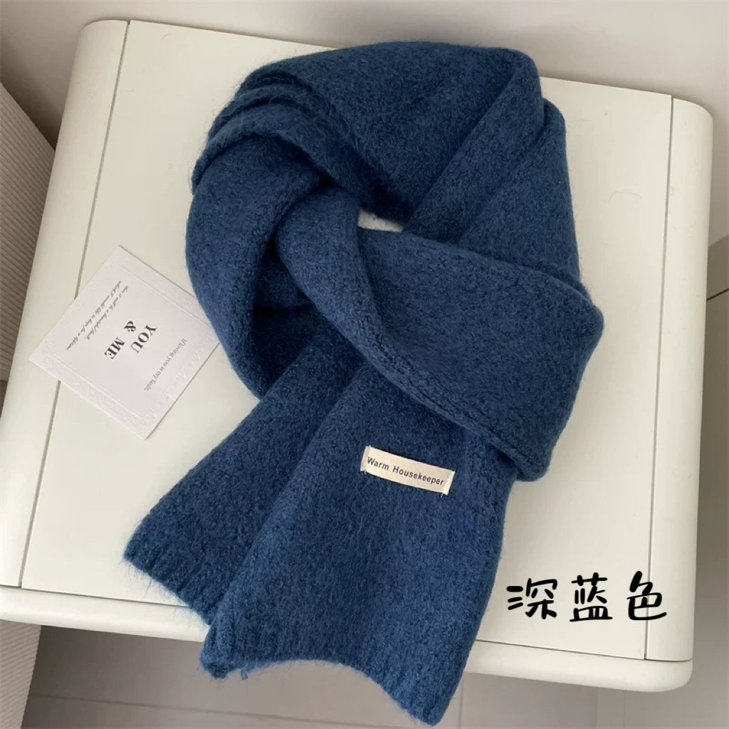 JUYOU-经典羊毛保暖百搭秋冬季女高级格子新款冬款围巾长款