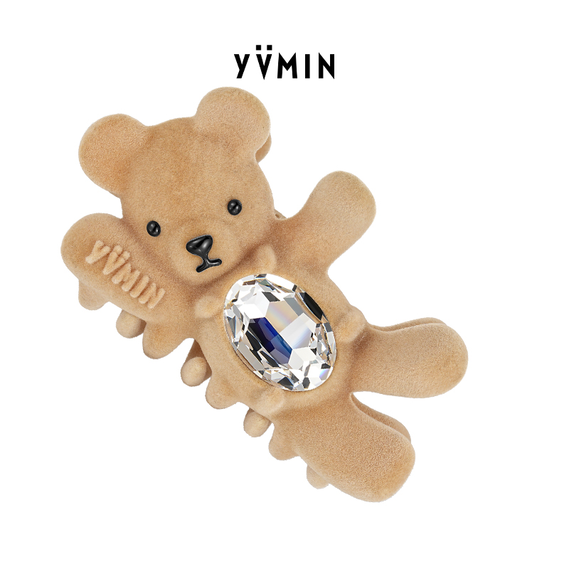 YVMIN/尤目乐园系列 招手小熊抓夹发夹