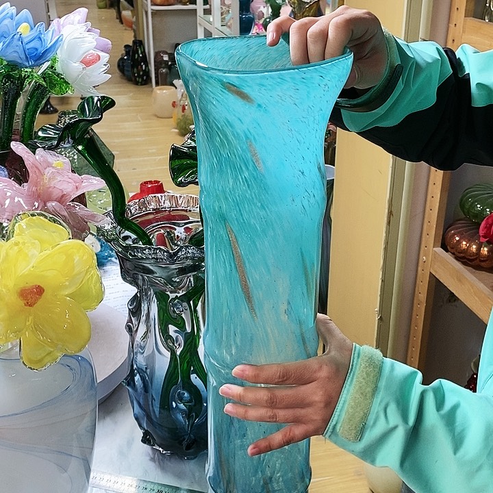 花瓶高58厘米口径13厘米