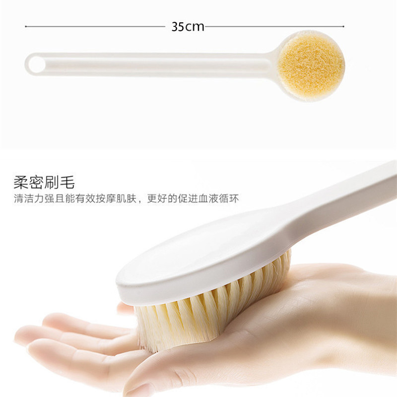 洗澡刷子搓澡神器软毛长柄沐浴刷后背搓背刷搓泥不求人身体搓澡巾