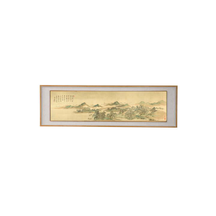 诗意图框中框 客厅书房茶室工艺品挂画