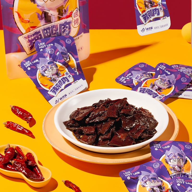 辣得笑卤烤辣鸭肉80g真空装解馋辣卤零食解馋零食