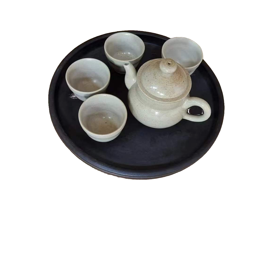 创意葫芦型非遗土陶茶壶