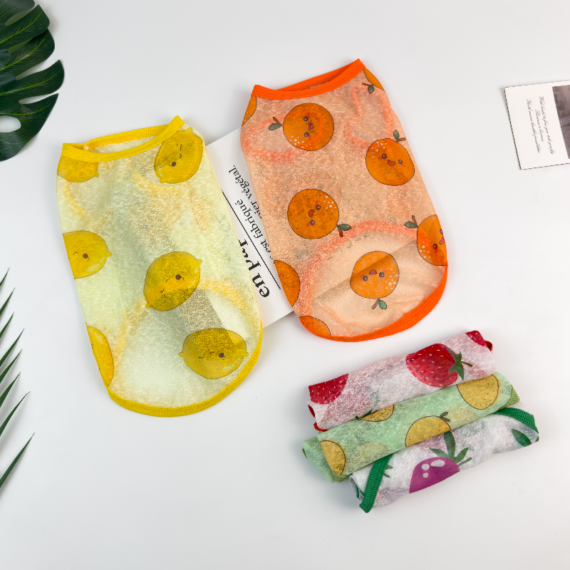 狗狗衣服薄款背心夏季大型犬金毛柯基柴犬小型犬防掉毛猫咪凉凉衣