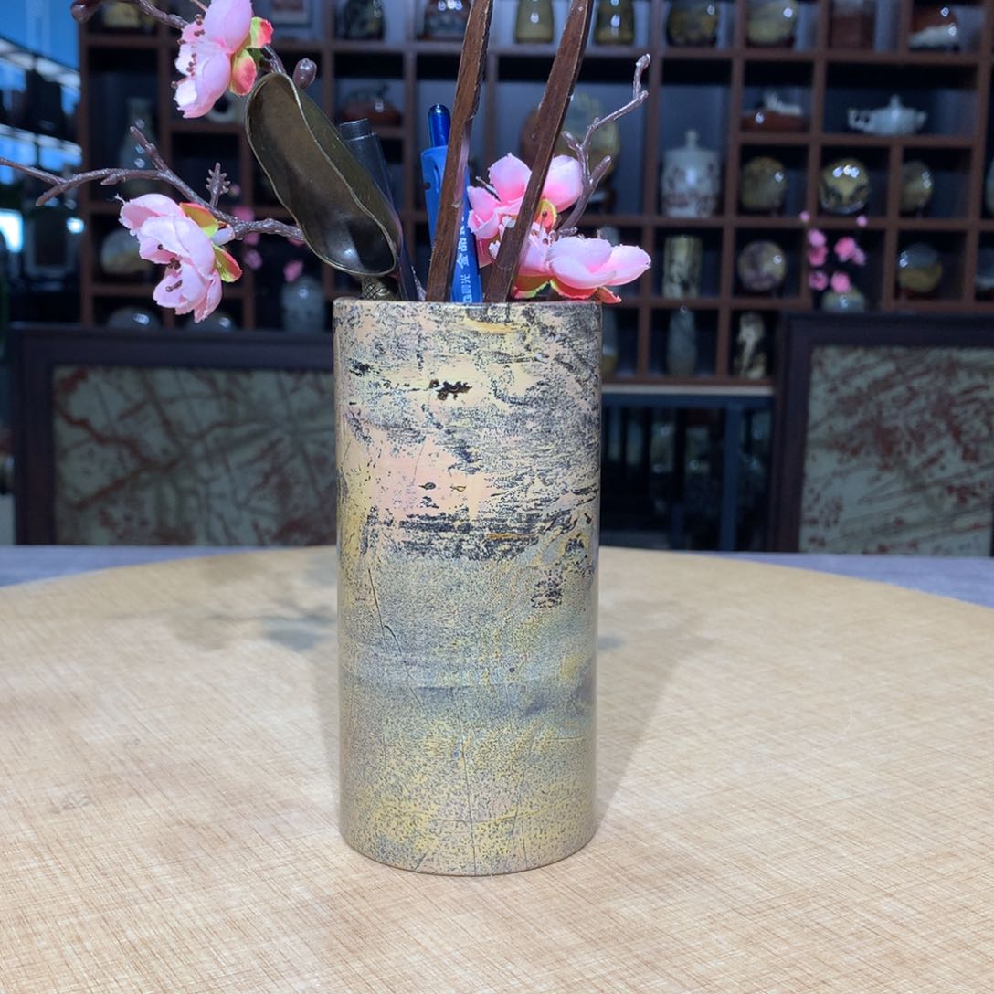 香樟木，广西国画石摆件