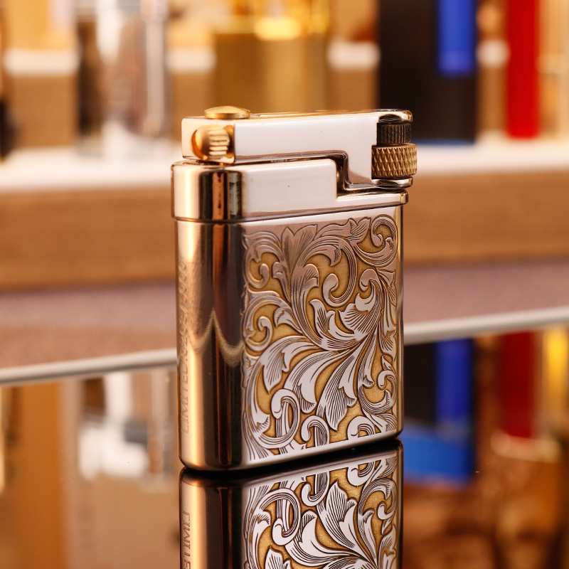 2024新款正品纯铜煤油打火机复古个性创意浮夸雕刻工艺送好友礼品