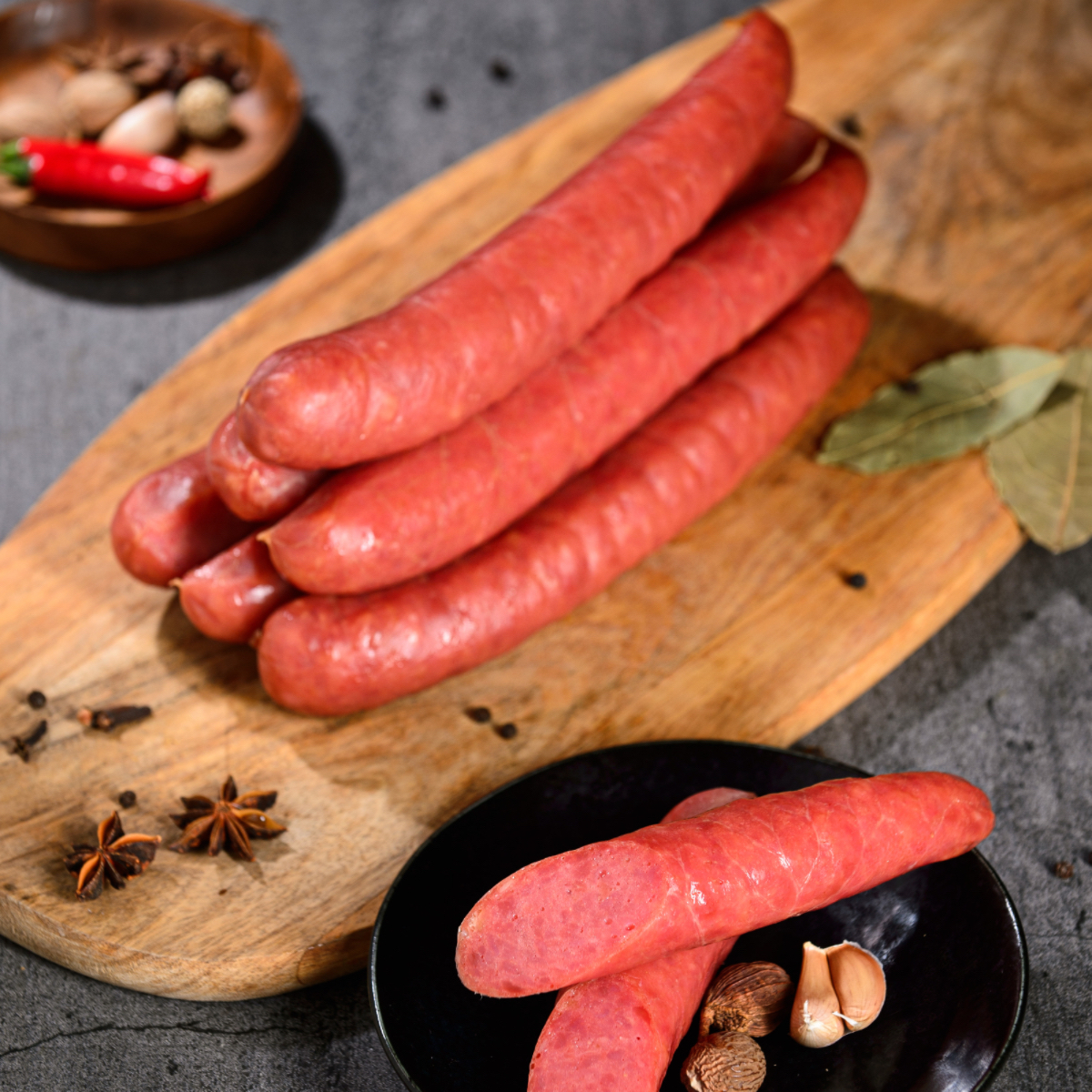 天宝楼【广味香肠】甜味广式腊肠烧烤火锅串串食材熟食粗肠300g