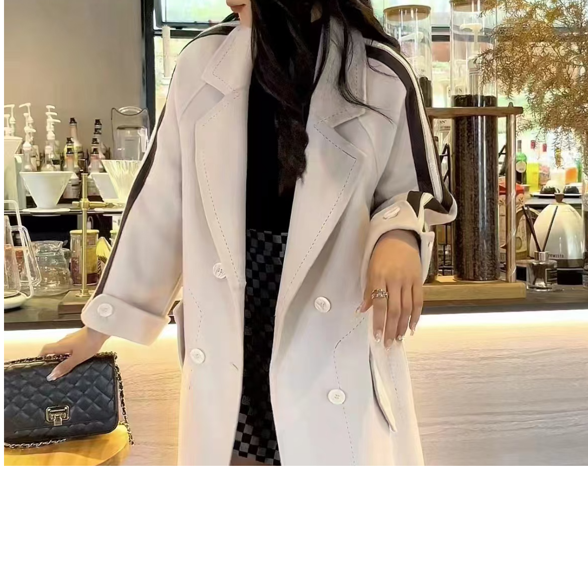 长款中长款秋冬西装领毛呢外套女士气质女装大衣韩版