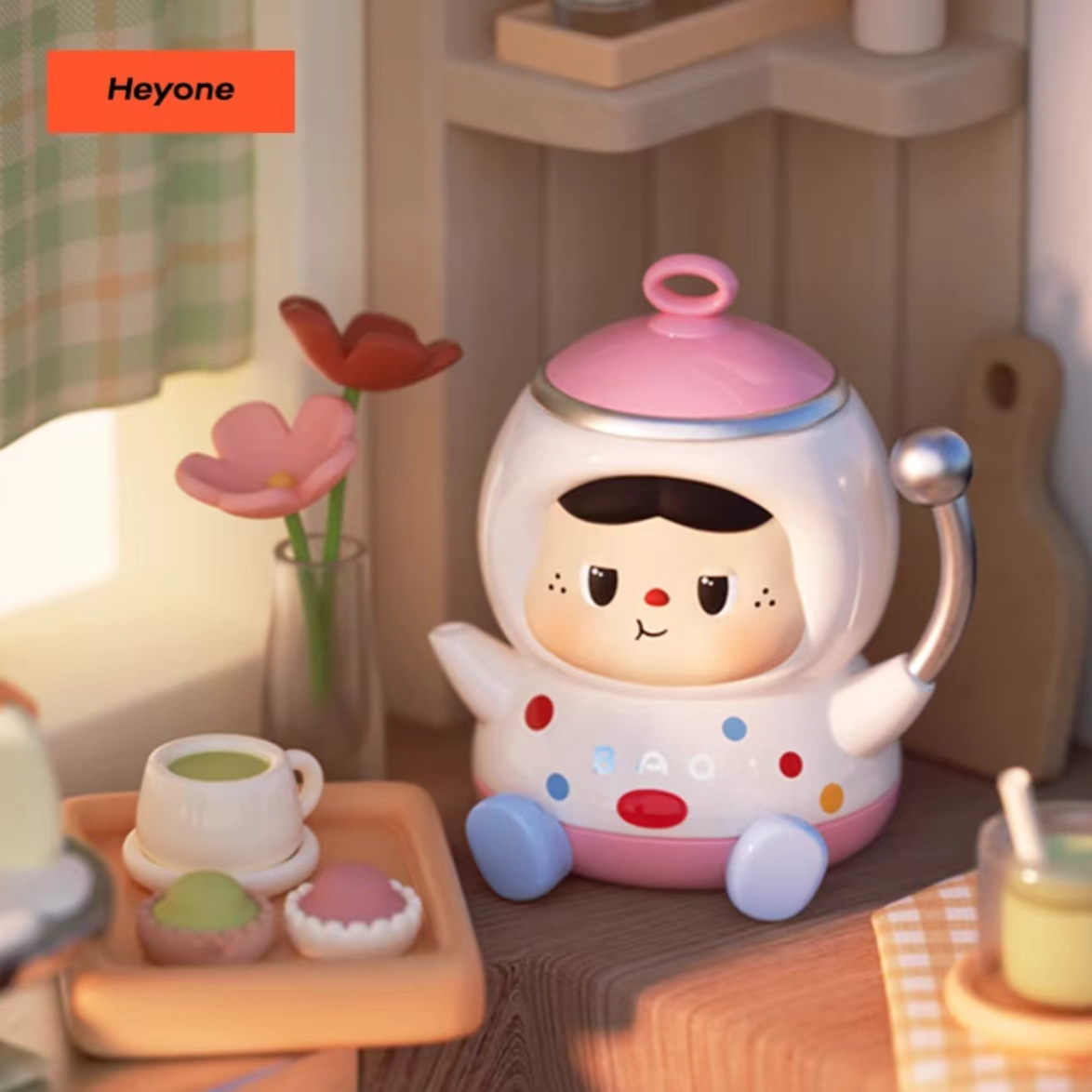 （乐依依-拆盒）饱饱吃饱饱的小厨房系列潮玩盲盒手办摆件