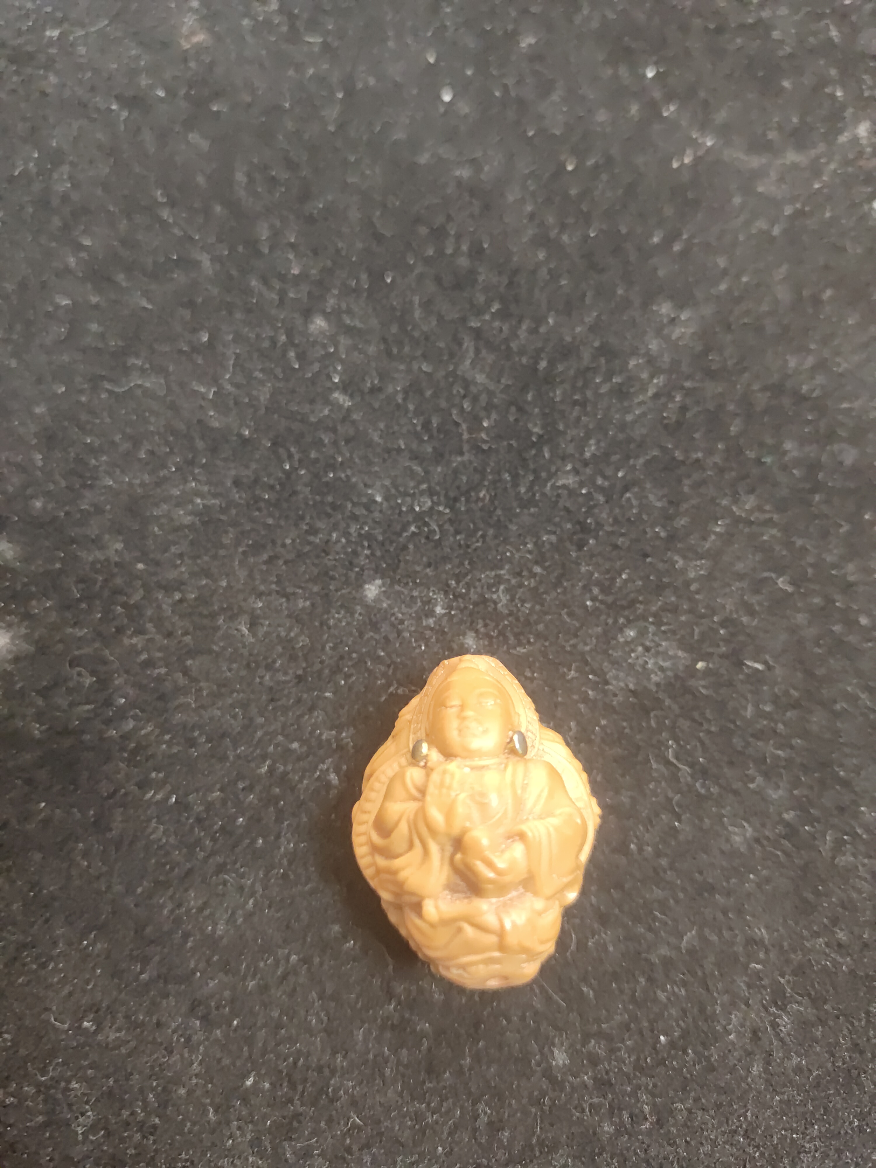 橄榄核雕单珠链接 T332