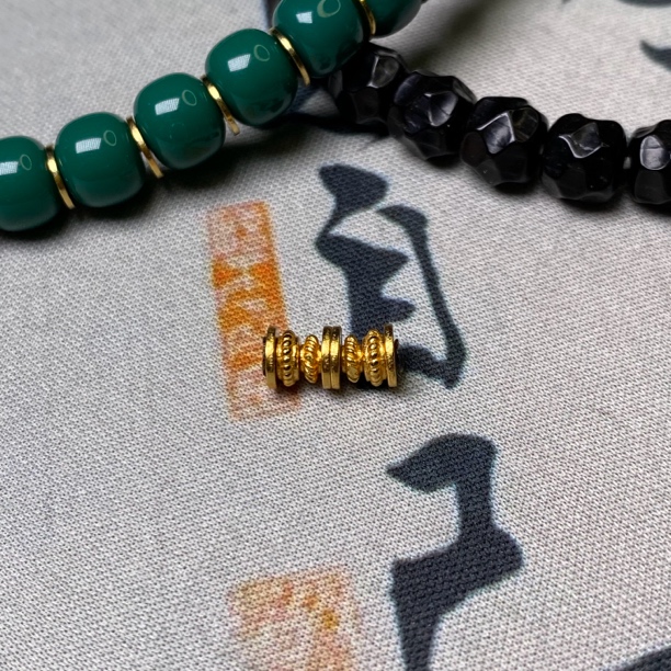 925银银制品 【万能轴短轴】5mm925银款文玩珠串万能轴短轴