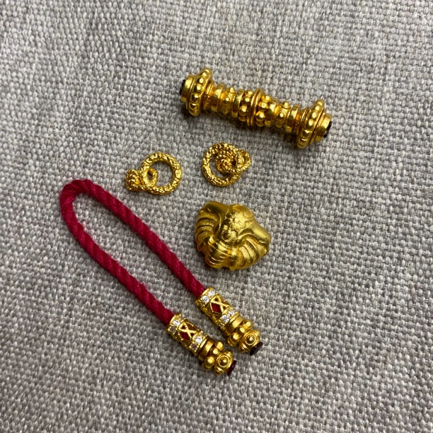 925银银制品 10mm原装核桃手串定制配饰